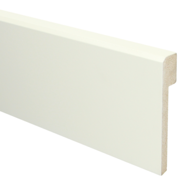 Plinthe MDF de rénovation classique 120x22 prélaqué RAL 9010