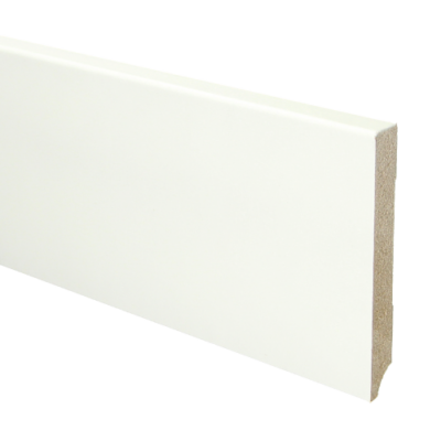 BL MDF plinthe 120x15 V313 wit gegrond recht