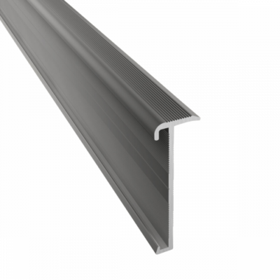 Nez de marche profil 845 14x43mm pour 2-3 mm PVC acier inoxydable