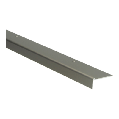 profil nez de marche 15 mm pour PVC 2,5 mm acier inoxydable