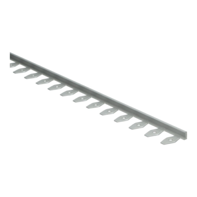 profil d'extrémité de mise à niveau (pliable) jusqu'à 6 mm d'argent