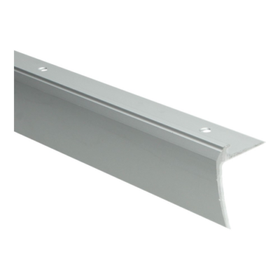 Nez de marche profil 852 pour 5 mm PVC argenté