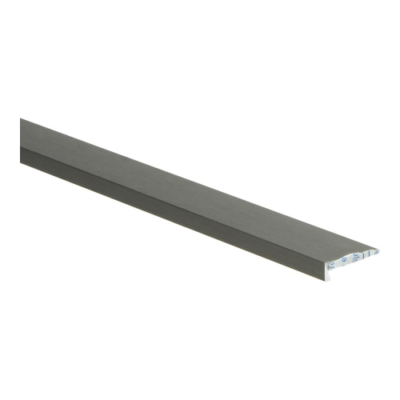 Barre d'angle selfcl. 4 mm pour le PVC clic acier inoxydable brossé