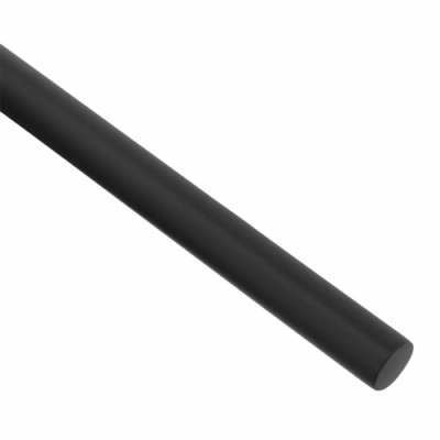Rampe noire ronde 45 mm 120 cm