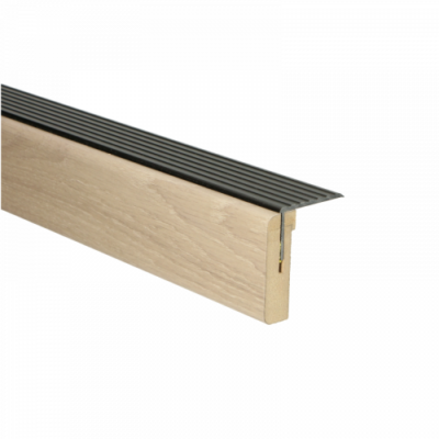 Marche d'arr alu br. Orleans Chêne Sable 121x5,7cm