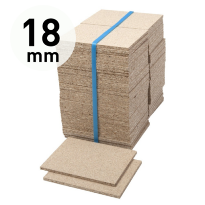 Rouleaux de carton gris 18 mm 20 x 15 cm