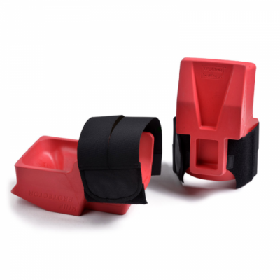 Genouillères avec velcro (rouge)
