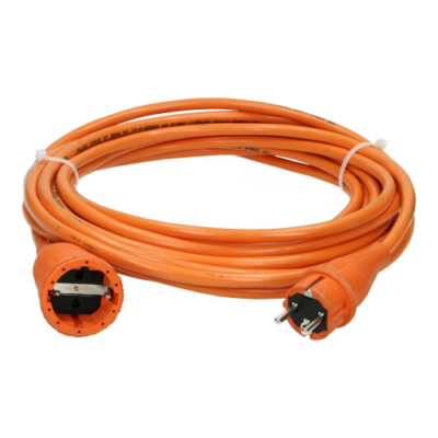 Rallonge flexible PUR 3x2.5mm2 orange 10 mètres