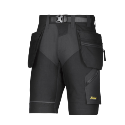 Short de travail FlexiWork + poches étuis noir taille 44