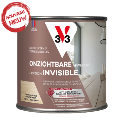 V33 - VERNIS MEUBLE FINITION INVISIBLE « EFFET BOIS NU » - MAT