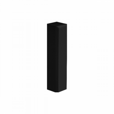 Pièce d'angle/finition pour plinthe MDF 55x12 RAL 9005