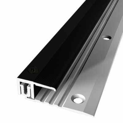 Profil de finition 287 en aluminium noir - 6,5 à 16 mm - 2,7 mètre