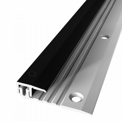 Profil de transition 377 en aluminium noir – 4 à 9,5 mm