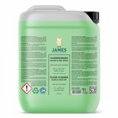 James Nettoyant pour Sols Propre & Rapidement Sec 10 l
