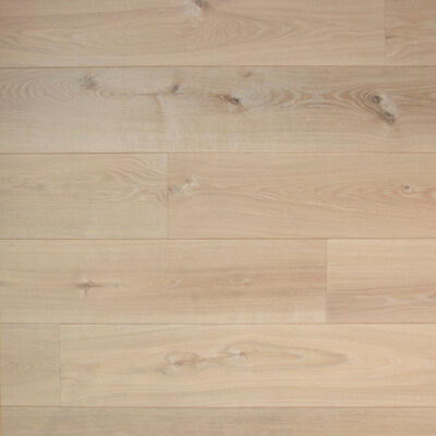 Plancher Duo chêne rustique 22 cm raboté blanc huilé