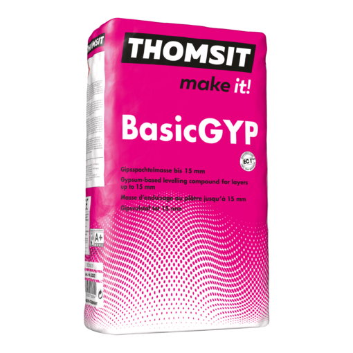 Thomsit - BasicGyp Enduit de nivellement en plâtre 25 kg – Image 2